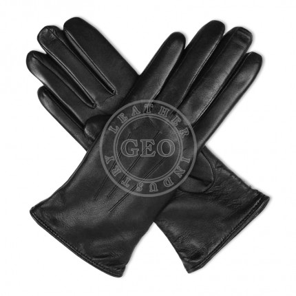 Teen Vogue 2017 Season Winter Fashion Leather Dressing Gloves